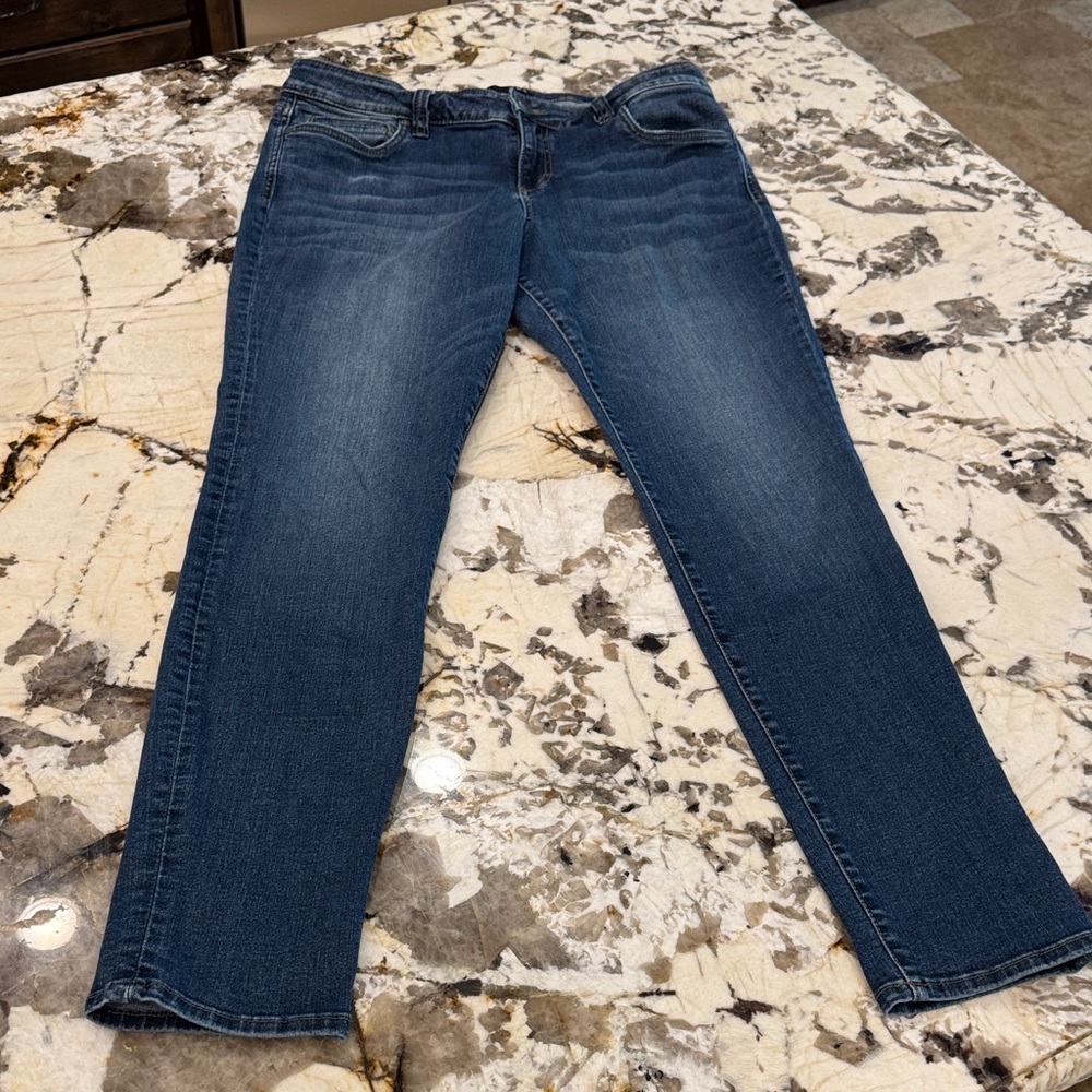 Kut from the Kloth Dark Blue Straight Leg Jeans